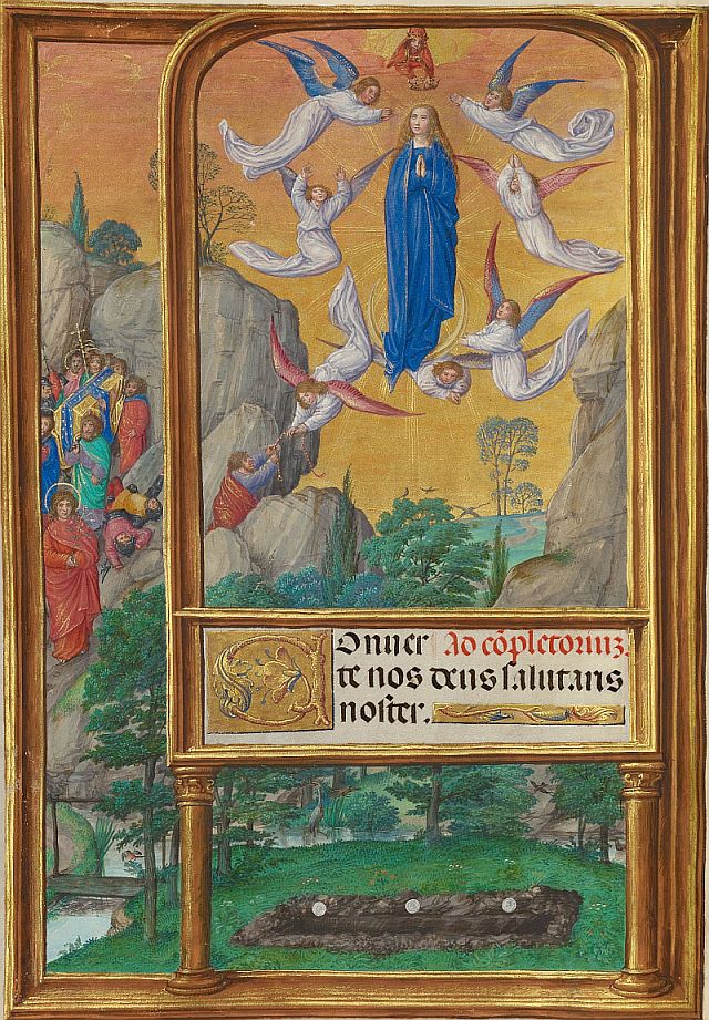Master of James IV of Scotland (Flemish, before 1465 about 1541) The Assumption of the Virgin Google Art Project cropped a